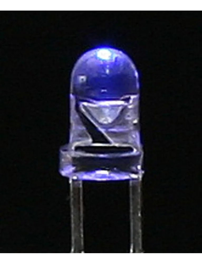 3 mm ŞEFFAF MAVİ LED HT204 SUBC - BHM Elektronik