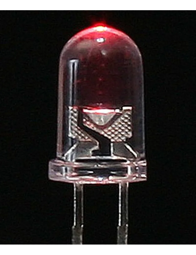 5 mm ŞEFFAF KIRMIZI LED HT333 SURC - BHM Elektronik