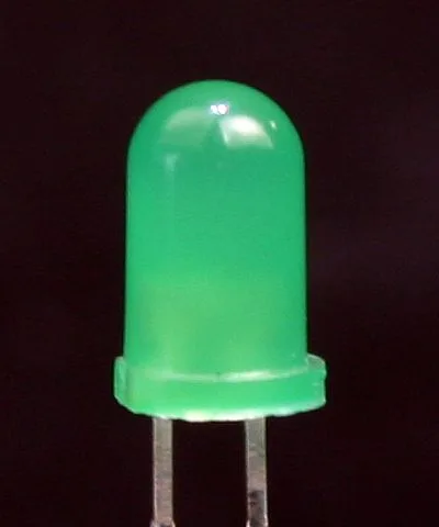 5mm YEŞİL DİFÜZ LED