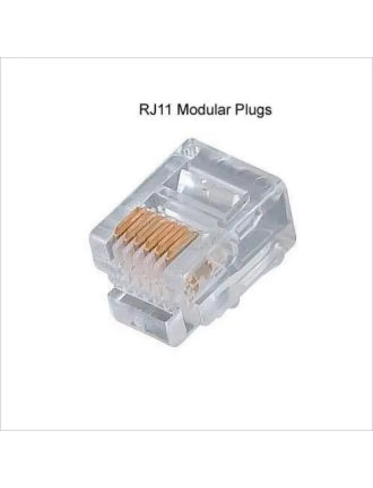 şeffaf kablo tipi 6p6c plug konnektör