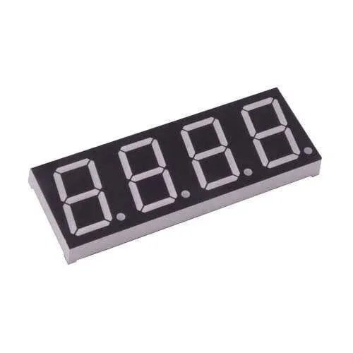 10mm 4 Dijit Anot Kırmızı Display JZ4401 BUR - BHM Elektronik